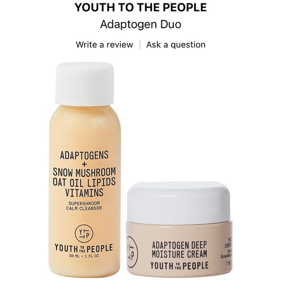 Youth To The People Other - Youth To The People Adaptogen Duo - Skincare Set